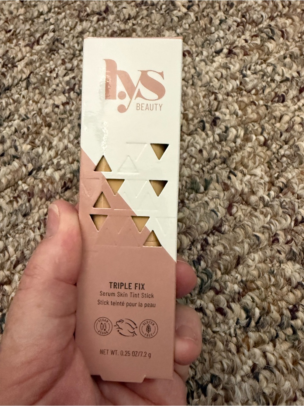 h.y.s Beauty Triple Fix Serum Skin Tint Stick — Bisque